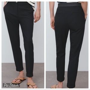 ZARA | Cuffed Cigarette Pants